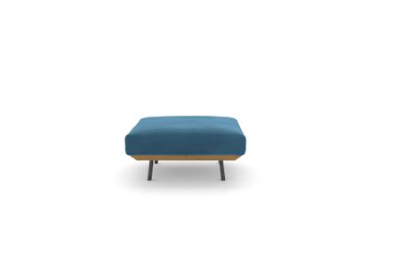 Polsterhocker Viana in Varese Teal 70