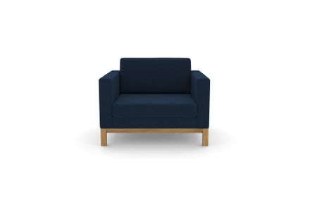 Sessel Delgano in Facet Blue 45