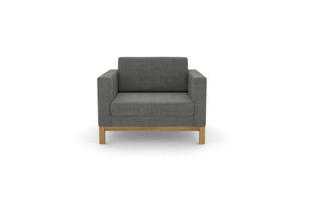 Sessel Delgano in Kiss Graphite 66