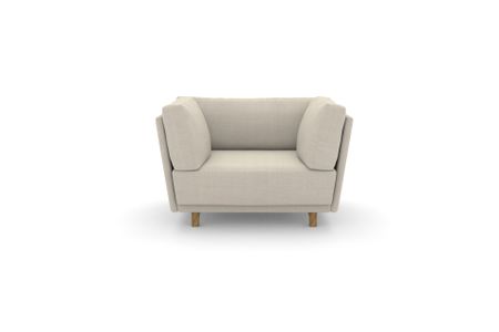 Sessel Vila in Kiss Ecru 102