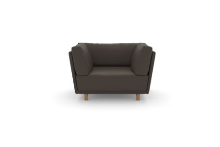 Sessel Vila in Milano 231 Pale Brown (Leder)