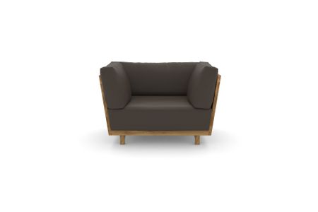 Sessel Vitoria in Milano 231 Pale Brown (Leder)