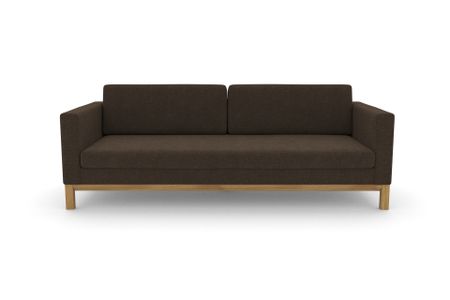 Sofa Delgano in Facet Dark Brown 18