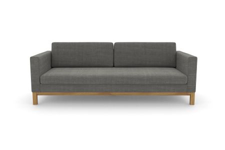 Sofa Delgano in Kiss Graphite 66