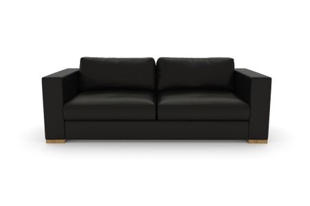 Sofa Laguna in Milano 111 Black (Leder)