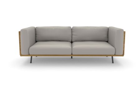 Sofa Viana in Borys Elephant 58 (Kunstleder)