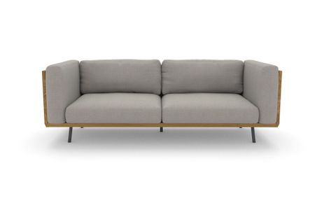 Kleines Sofa Viana in Club Light Grey 54