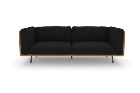 Sofa Viana in Lucerne Onyx 54