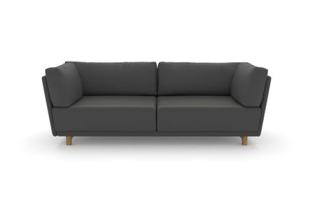 Sofa Vila in Atlantic 519 Antracite (Leder)