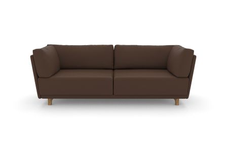 Sofa Vila in Borys Chestnut 27 (Kunstleder)