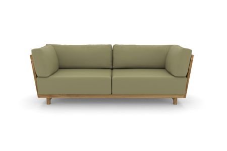 Sofa Vitoria in Atlantic 546 Olive (Leder)