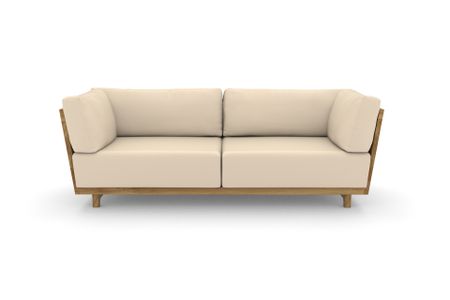 Sofa Vitoria in Borys Greige 09 (Kunstleder)