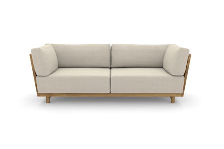 Kleines Sofa Vitoria in Kiss Ecru 102