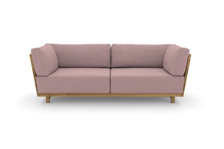 Sofa Vitoria in Matiss Pale Red 61
