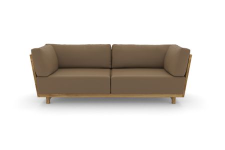 Sofa Vitoria in Milano 653 Clay (Leder)