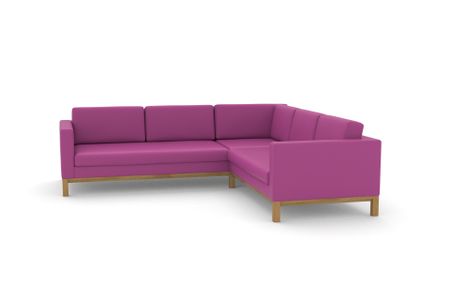 Ecksofa Delgano in Atlantic 544 Camelia (Leder)