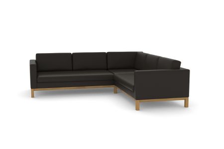 Ecksofa in Leder nach Ma&szlig;