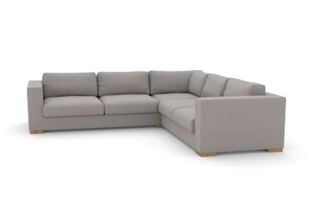 Ecksofa Laguna in Club Light Grey 54