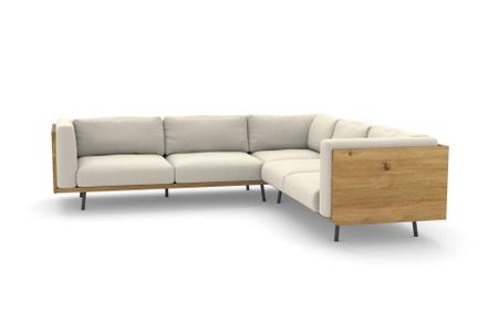 Ecksofa Viana in Facet Natural 1