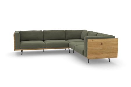 Ecksofa Viana in Varese Sage 05