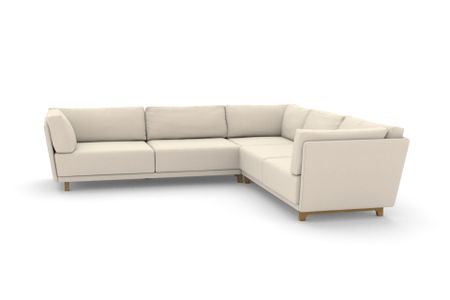 Ecksofa Vila in Club Ivory 05