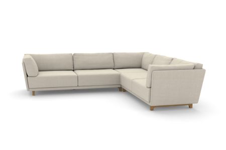 Ecksofa Vila in Kiss Ecru 102