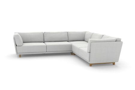 Ecksofa Vila in Kiss Ashgrey 40
