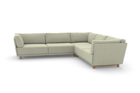 Ecksofa Vila in Kiss Green 55