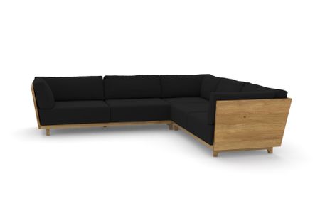Ecksofa Vitoria in Lucerne Onyx 54