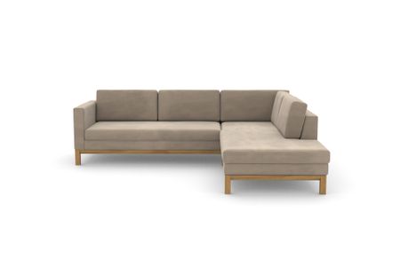Ecksofa Delgano in Varese Pumice 91