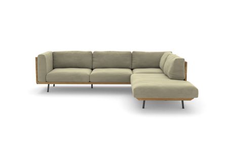 Ecksofa Viana in Varese Zinc 61