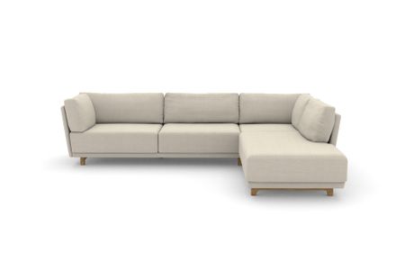 Ecksofa Vila in Kiss Ecru 102