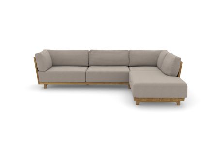 Ecksofa Vitoria in Club Pebble 08