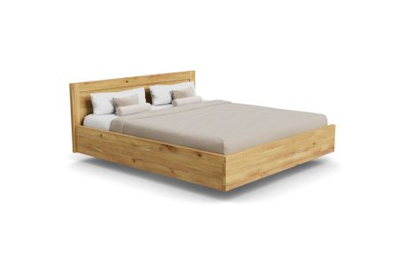 Bett Ambra aus Massivholz Massivholz