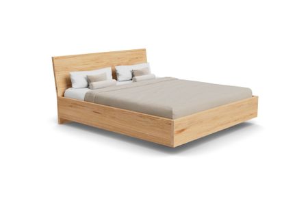 Bett Lago aus Kernbuche Massivholz