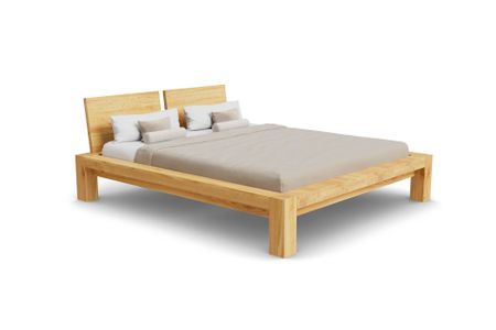 Bett Bamaco aus europäische Kirsche Massivholz