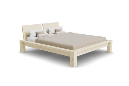 Bett Bantam aus Esche hell Massivholz