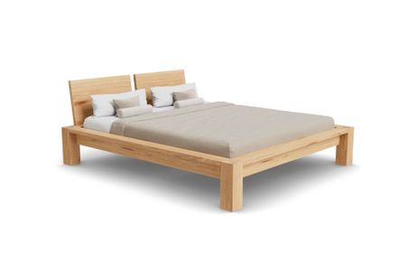 Bett Bantam aus Kernbuche Massivholz