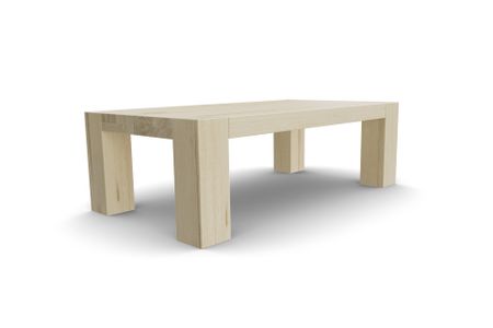 Couchtisch Bamaco aus Esche hell Massivholz
