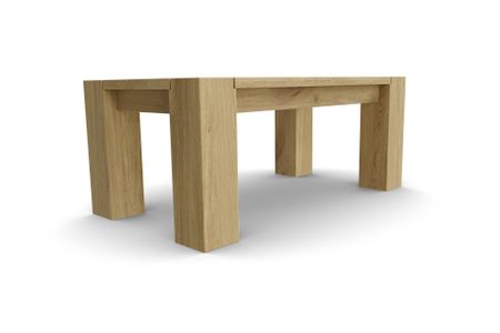 Couchtisch Bantam aus Eiche hell Massivholz