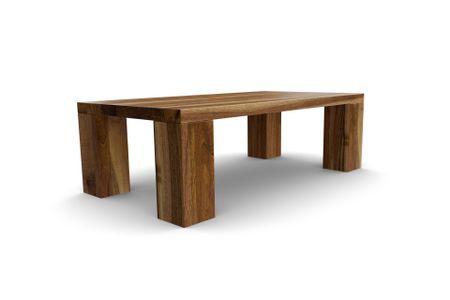 Couchtisch Cos aus europ&auml;ischem Nussbaum Massivholz