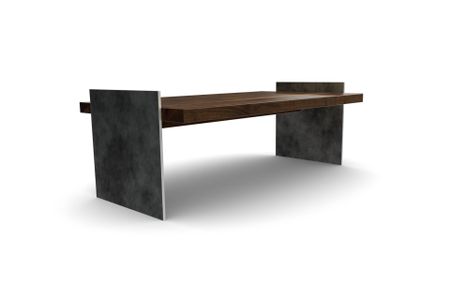 Couchtisch Lima aus amerikanischem Nussbaum Massivholz