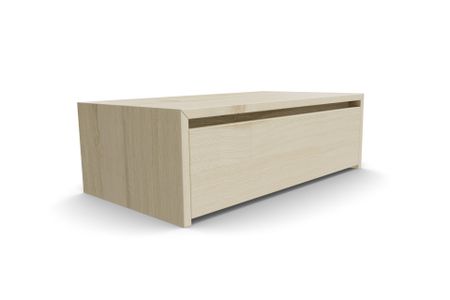 Couchtisch Plaza aus Esche hell Massivholz