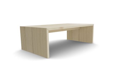 Couchtisch Wangen aus Esche hell Massivholz