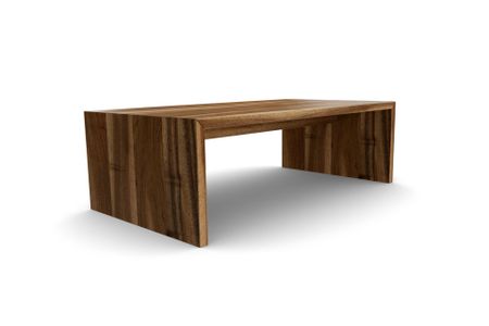 Couchtisch Wangen aus europ&auml;ischem Nussbaum Massivholz