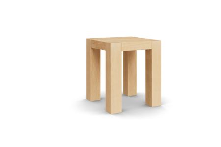 Hocker Bamaco aus Buche Massivholz