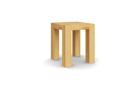 Hocker Bamaco aus europäische Kirsche Massivholz