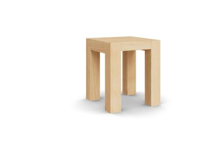 Hocker Bana aus Buche Massivholz