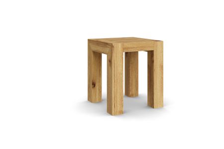 Hocker Bana aus Eiche Massivholz