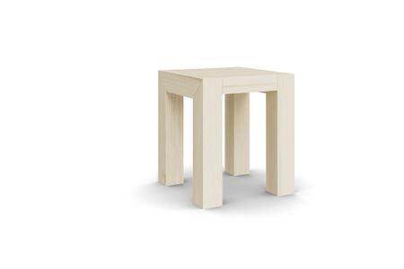Hocker Bana aus Esche hell Massivholz